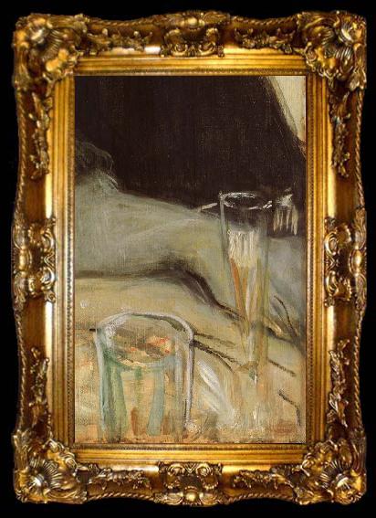 framed  Paul Gauguin Detail of having dinner together, ta009-2